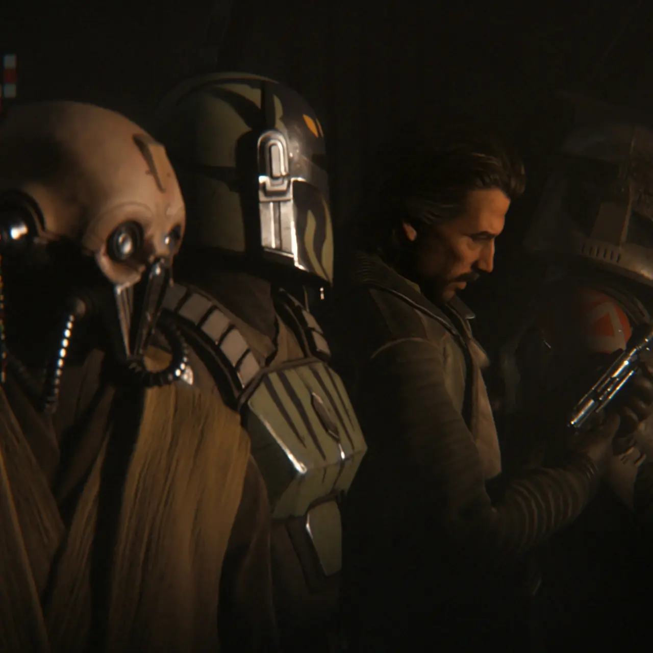 Zero Company operators standing together in an lineup